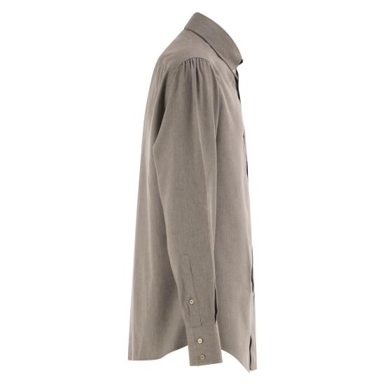 26FW 브루넬로 쿠치넬리 긴팔 셔츠 MY6370038 TURTLEDOVE - BRUNELLO CUCINELLI