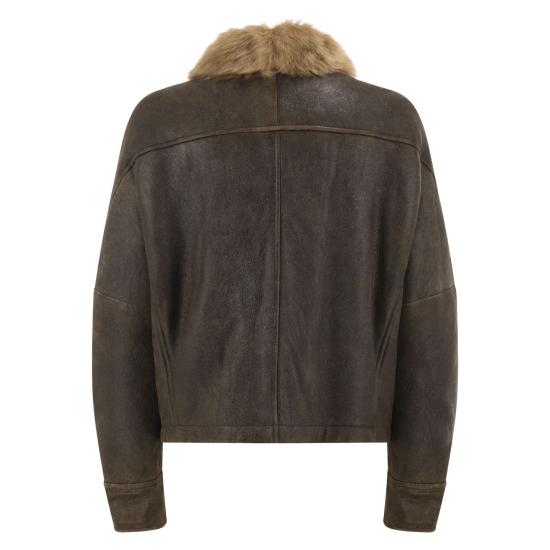 26FW 브루넬로 쿠치넬리 무스탕 MPMMA3805 DARK BROWN - BRUNELLO CUCINELLI