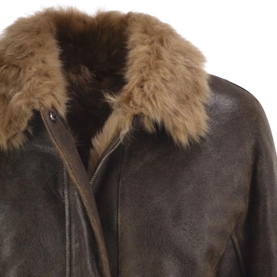 26FW 브루넬로 쿠치넬리 무스탕 MPMMA3805 DARK BROWN - BRUNELLO CUCINELLI