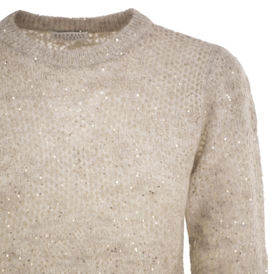 26FW 브루넬로 쿠치넬리 스웨터 MFA790100 PEARL - BRUNELLO CUCINELLI