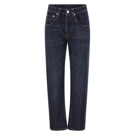 26FW 브루넬로 쿠치넬리 데님 팬츠 MA095P5847 DARK DENIM