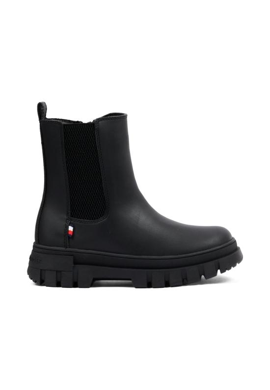 26FW [키즈] 타미힐피거 미들 부츠 T3X5 35295 1355999 BLACK