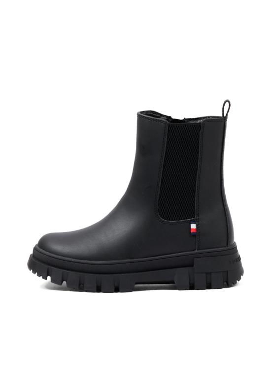 26FW [키즈] 타미힐피거 미들 부츠 T3X5 35295 1355999 BLACK - TOMMY HILFIGER