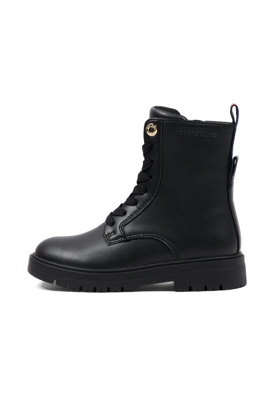 26FW [키즈] 타미힐피거 미들 부츠 T3A5 35157 1355999 BLACK - TOMMY HILFIGER