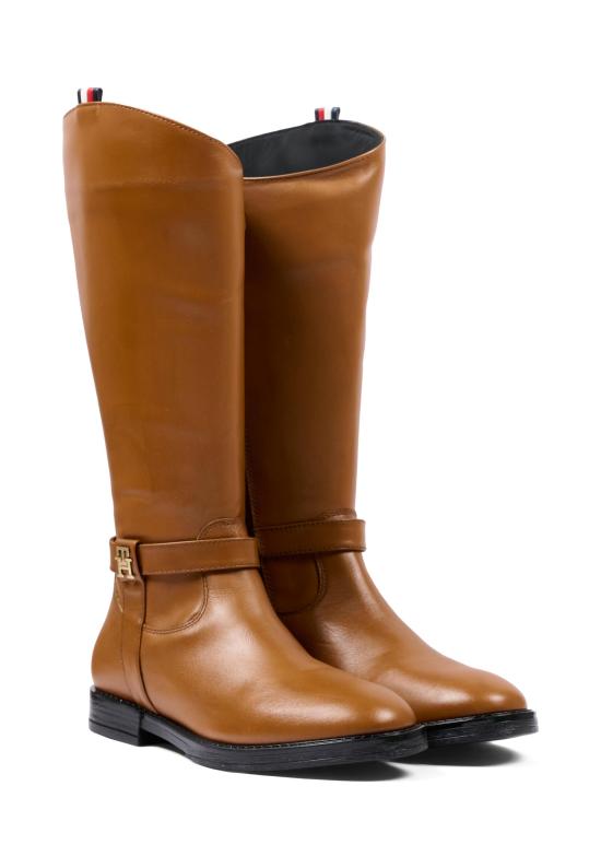26FW [키즈] 타미힐피거 미들 부츠 T4A6 35186 0036520 BROWN - TOMMY HILFIGER