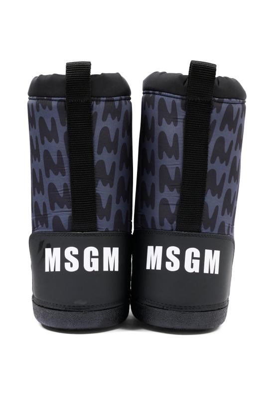 26FW [키즈] 엠에스지엠 미들 부츠 84027 VAR3 BLACK - MSGM