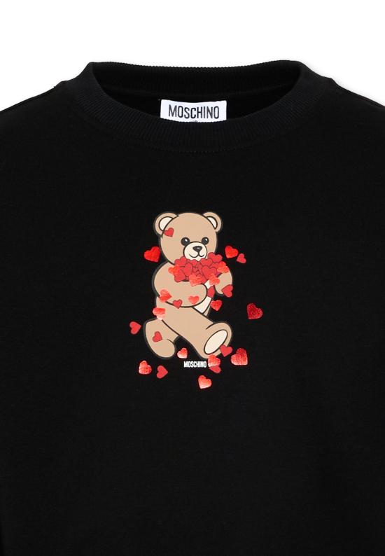 26FW [키즈] 모스키노 니트/스웻셔츠 HBF06G LDA63 60100 BLACK - MOSCHINO