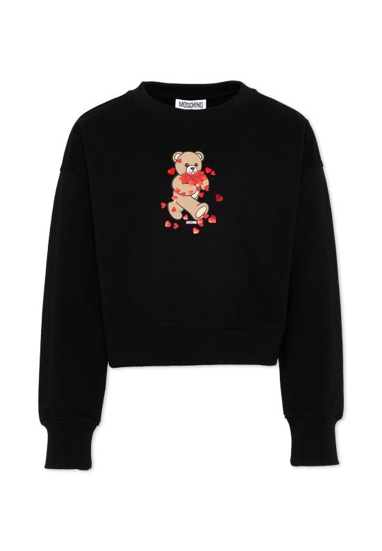 26FW [키즈] 모스키노 니트/스웻셔츠 HBF06G LDA63 60100 BLACK