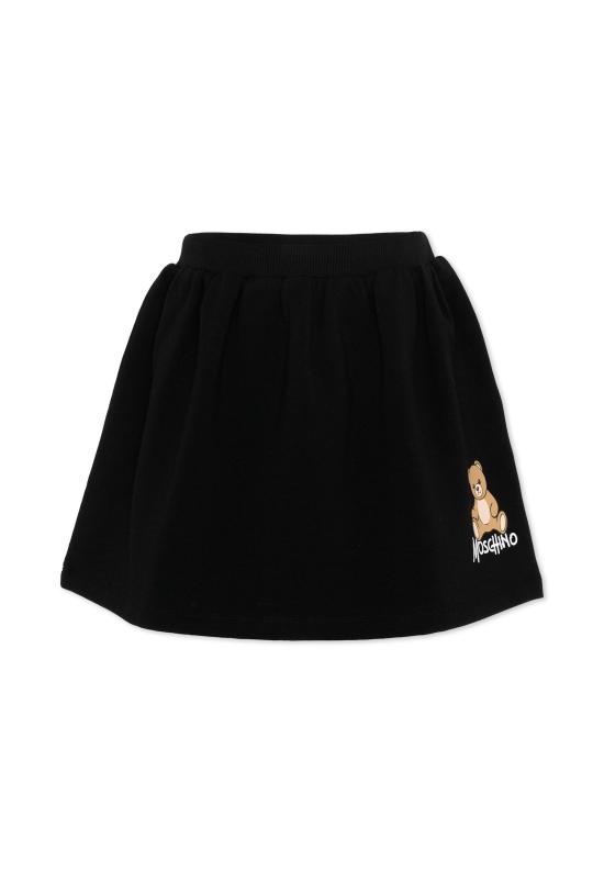 26FW [키즈] 모스키노 스커트 HAJ03X LDA18 60100 BLACK
