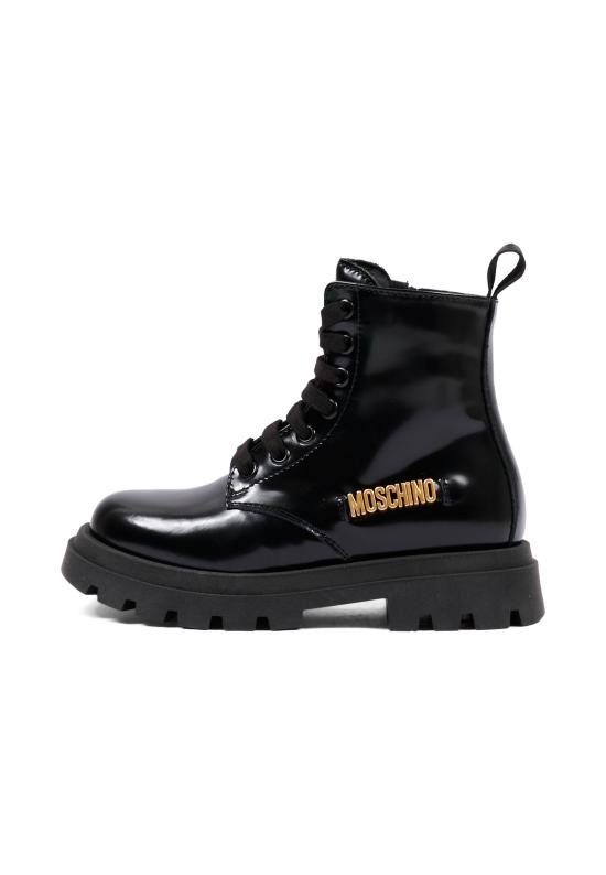 26FW [키즈] 모스키노 미들 부츠 84277 VAR1 BLACK - MOSCHINO