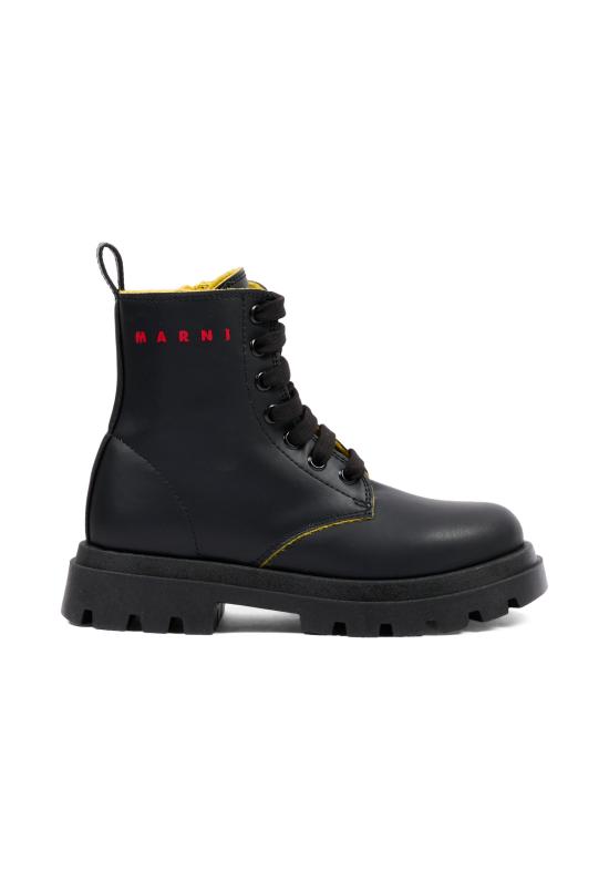 26FW [키즈] 마르니 미들 부츠 83841 VAR1 BLACK