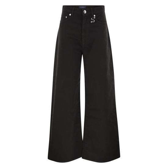 26FW 스포트막스 스트레이트 팬츠 2622136025600 BLACK