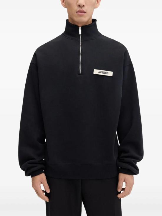 26FW 자크뮈스 스웨터 25ESSM00313AJ00174 BLACK 990 - JACQUEMUS