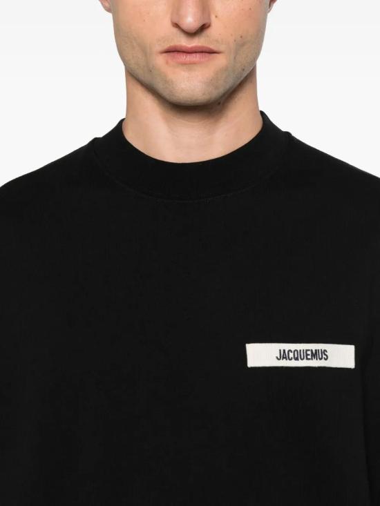 26FW 자크뮈스 후드 티셔츠 24ESSM00206AJ00126 BLACK 990 - JACQUEMUS