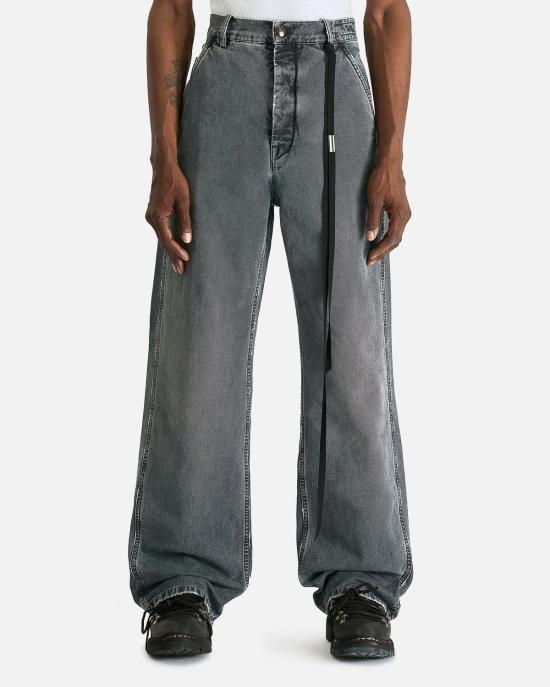  앤 드뮐미스터 스트레이트 팬츠 Ann Demeulemeester 로마 작업복 컴포트 바지