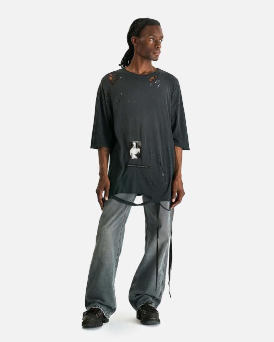  앤 드뮐미스터 스트레이트 팬츠 Ann Demeulemeester 로마 작업복 컴포트 바지 - ANN DEMEULEMEESTER