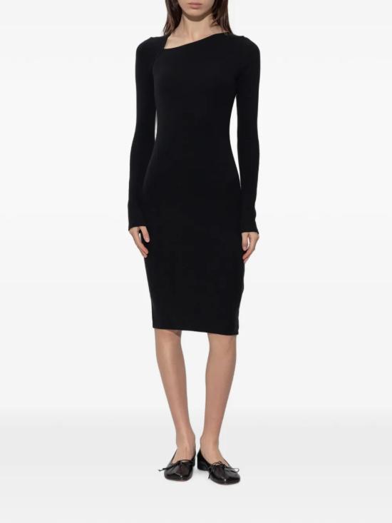 26FW MM6 메종마르지엘라 미디 원피스 S52DD0096 M20122 900 Black - MM6 MAISON MARGIELA