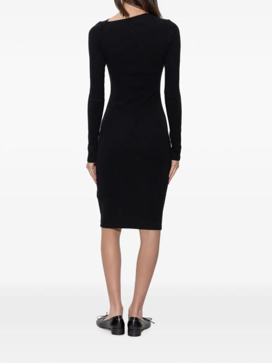 26FW MM6 메종마르지엘라 미디 원피스 S52DD0096 M20122 900 Black - MM6 MAISON MARGIELA
