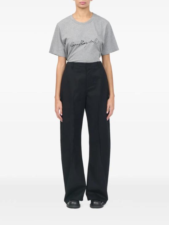 26FW MM6 메종마르지엘라 스트레이트 팬츠 S52KA0582 M36019 900 Black - MM6 MAISON MARGIELA