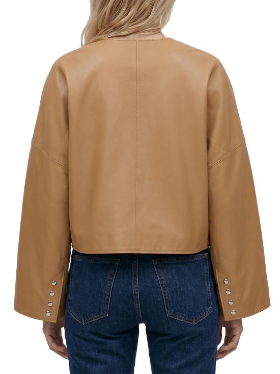 26FW 셀린느 램스킨 가디건 재킷 램스킨 가디건 재킷 RV14O1437 BEIGE - CELINE