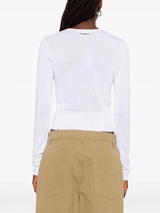 26SS 핑코 가디건 106334A349Z15 White - PINKO
