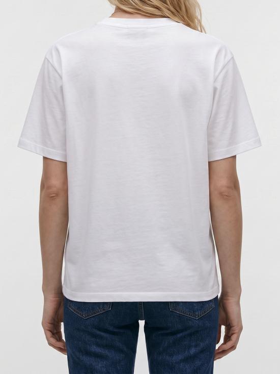 26FW 셀린느 코튼 저지 루즈 티셔츠 RX0LJ1242 WHITE - CELINE