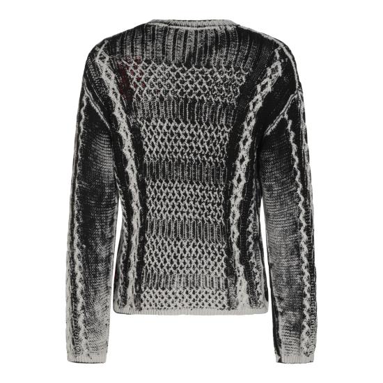 26FW 디젤 스웨터 A23074 0JCBE9XX BLACK - DIESEL