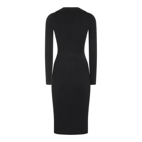 26FW 엘리자베타프랜치 미디 원피스 AM01S66E2 110 NERO - ELISABETTA FRANCHI