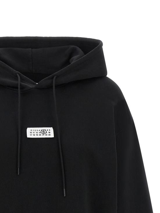 26FW MM6 메종마르지엘라 후드 티셔츠 S52GU0263M25025900 Black - MM6 MAISON MARGIELA