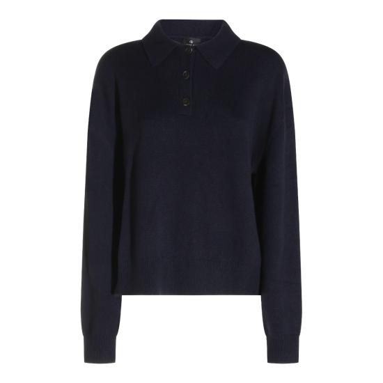 26FW 애니빙 스웨터 A0912289 NYA1 NAVY
