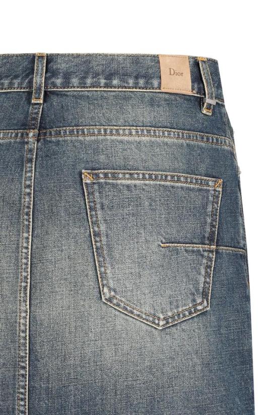 26SS 디올 데님 스커트 622J70A3215 - DIOR