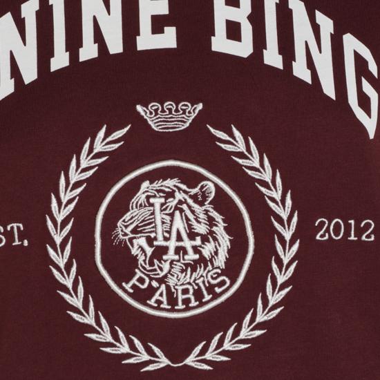 26FW 애니빙 반팔 티셔츠 A0812695 BGN28 BURGUNDY - ANINE BING