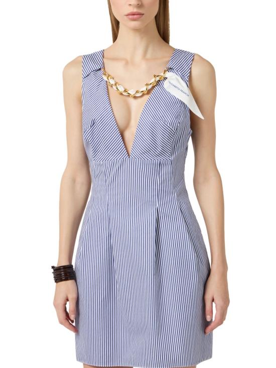 26SS 엘리자베타프랜치 숏 원피스 AB95762E2019 Blue - ELISABETTA FRANCHI