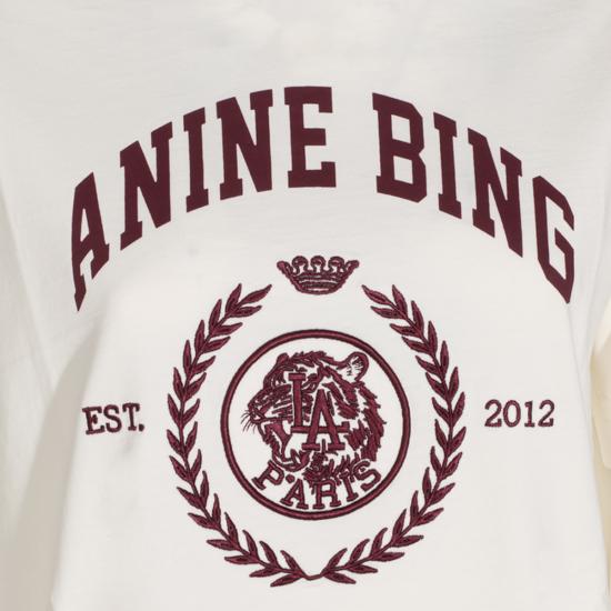 26FW 애니빙 반팔 티셔츠 A0812695 WKHA3 ECRU - ANINE BING