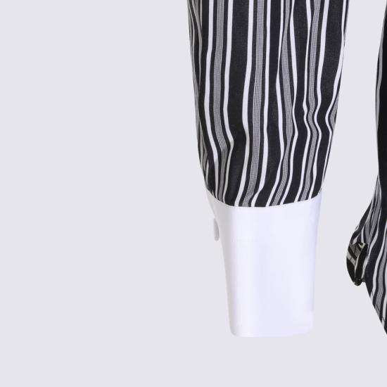 26FW 톰포드 긴팔 셔츠 HLBA02 C0052NWA WHITE BLACK - TOMFORD