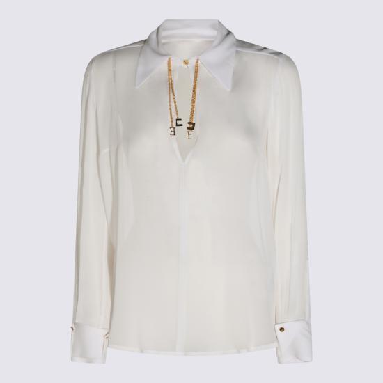 26FW 엘리자베타프랜치 블라우스 CA19466E2 360 AVORIO - ELISABETTA FRANCHI