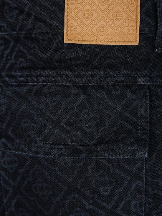 26FW 카사블랑카 스트레이트 팬츠 MPF26DN002 01 NERO - CASABLANCA