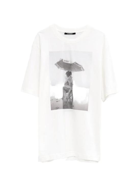 26FW 자크뮈스 반팔 티셔츠 TSU00350AJ00289 1OR White