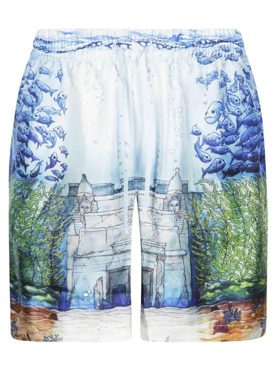 26FW 카사블랑카 숏팬츠 MPF26TR399 04 MULTICOLOR