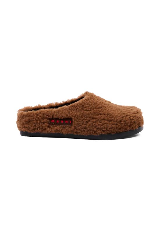 26FW [키즈] 마르니 뮬 83781 VAR3 BROWN