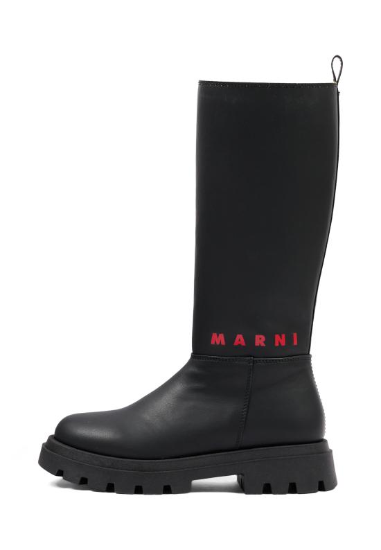 26FW [키즈] 마르니 미들 부츠 83843 VAR1 BLACK - MARNI