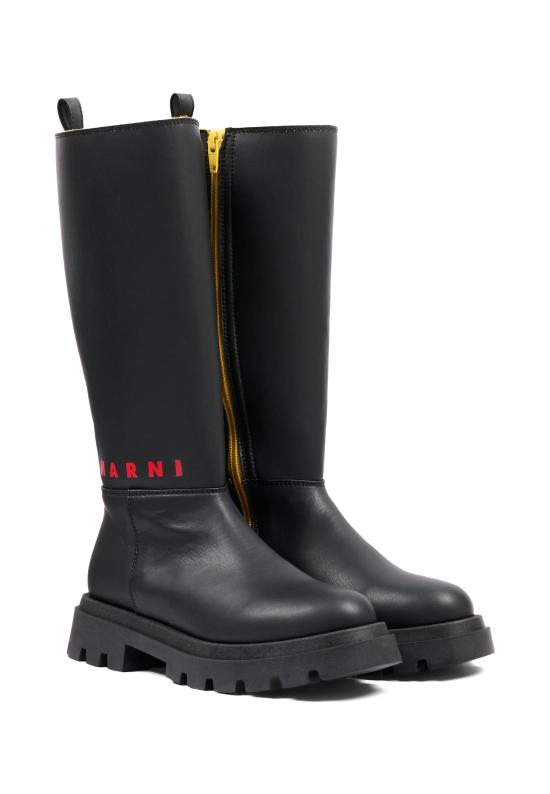26FW [키즈] 마르니 미들 부츠 83843 VAR1 BLACK - MARNI