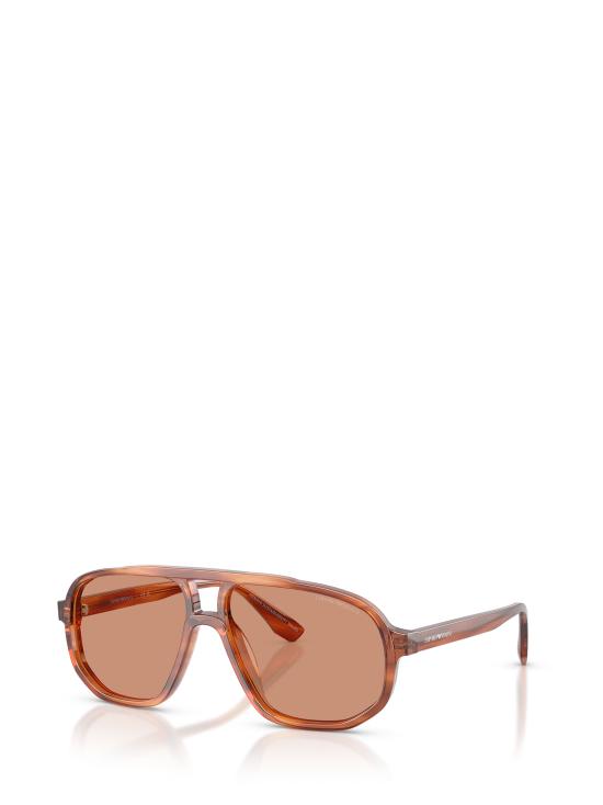 26FW 엠포리오 아르마니 선글라스 EA4263U 632973 STRIPED DARK BROWN - EMPORIO ARMANI