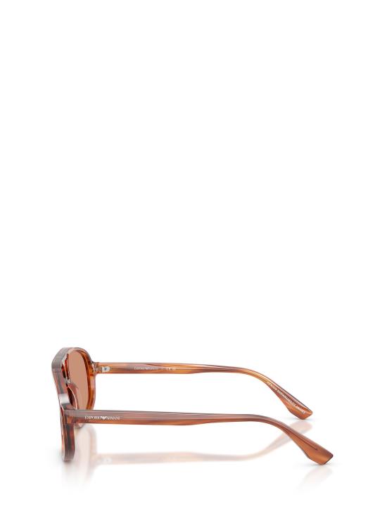 26FW 엠포리오 아르마니 선글라스 EA4263U 632973 STRIPED DARK BROWN - EMPORIO ARMANI