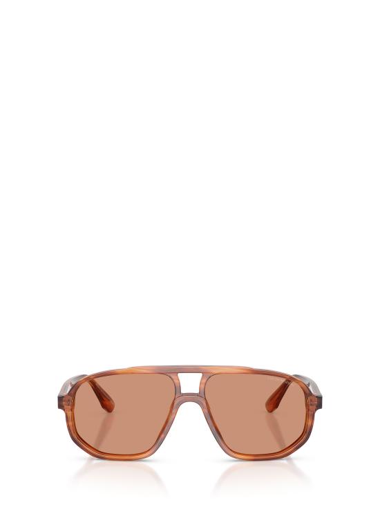 26FW 엠포리오 아르마니 선글라스 EA4263U 632973 STRIPED DARK BROWN