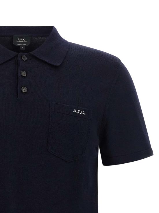 26FW 아페쎄 폴로 티셔츠 기드 폴로 블루 - A.P.C.
