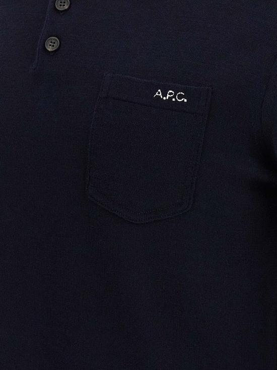 26FW 아페쎄 폴로 티셔츠 기드 폴로 블루 - A.P.C.