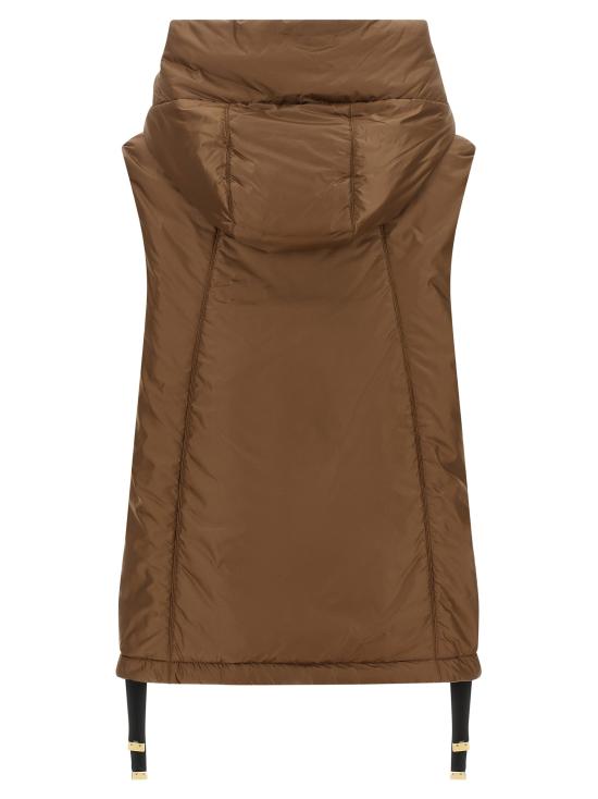 26FW 막스마라 더 큐브 패딩 조끼 그린고 질레 브라운 - MAXMARA THE CUBE
