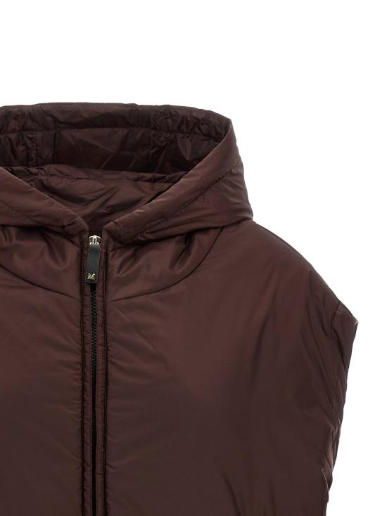 26FW 막스마라 더 큐브 패딩 조끼 Mtcambra Gilet Bordeaux - MAXMARA THE CUBE