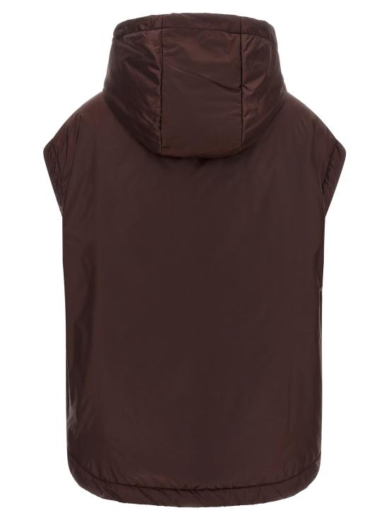 26FW 막스마라 더 큐브 패딩 조끼 Mtcambra Gilet Bordeaux - MAXMARA THE CUBE